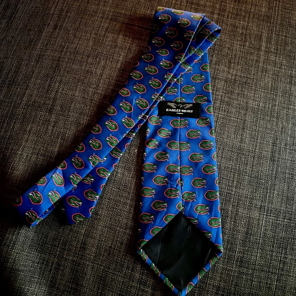 University of Florida Gators Tie Necktie Blue Green‎ Orange Collegiate 0215